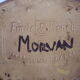 Vintage oval dish signed Emile Henry to Marcigny Morvan