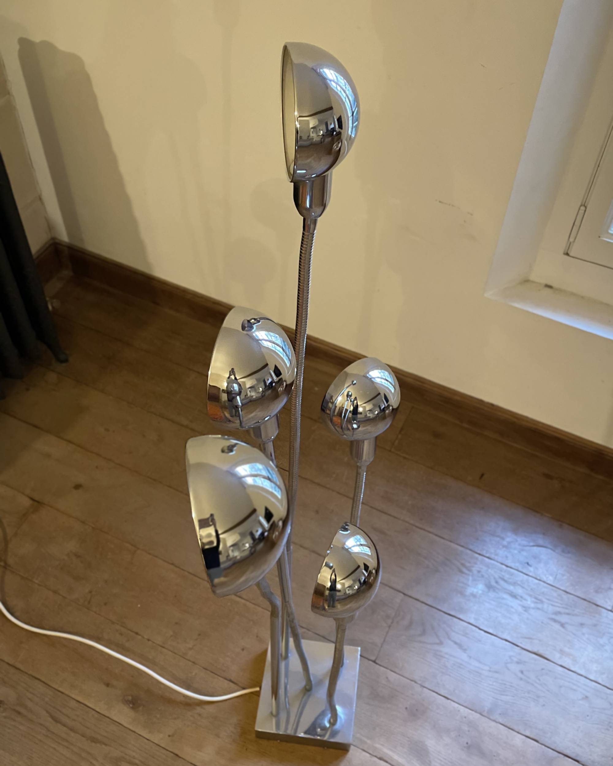 Pierre Folie floor lamp model Hydra edition Jacques Charpentier (1970)