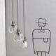 Murano Glass and Varnished Metal 3-Light Pendant by Toni Zuccheri for Venini