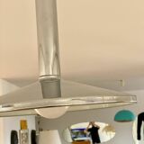 Grande suspension chromée Hustadt Leuchten 1960