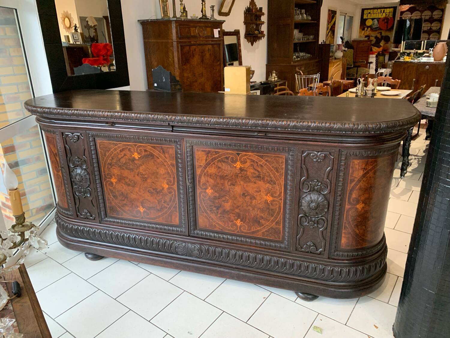 Antique Art Nouveau Furniture Germany Marquetry Circa 1900