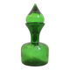 Carafe with stopper Empoli green 1970s Height 27 cm