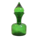 Carafe with stopper Empoli green 1970s Height 27 cm