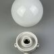 50s 60s wall lamp cellar lamp ceramic & glass Bauhaus design