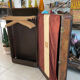 Old vintage cabin trunk
