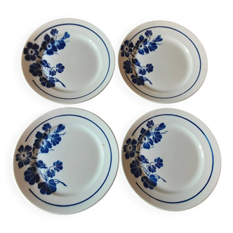 Set of 4 Badonviller flat plates