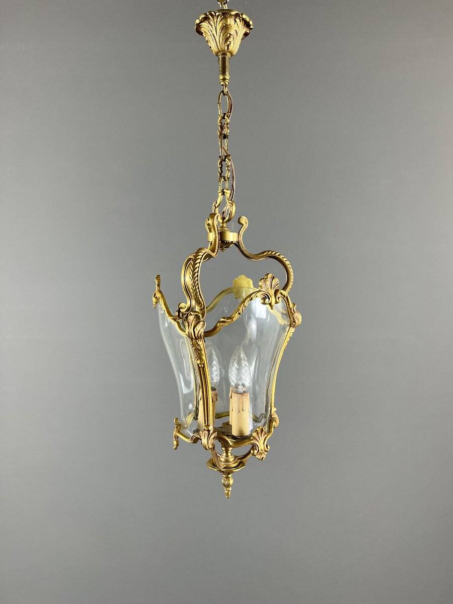 Louis XV style hanging lantern, 20th century