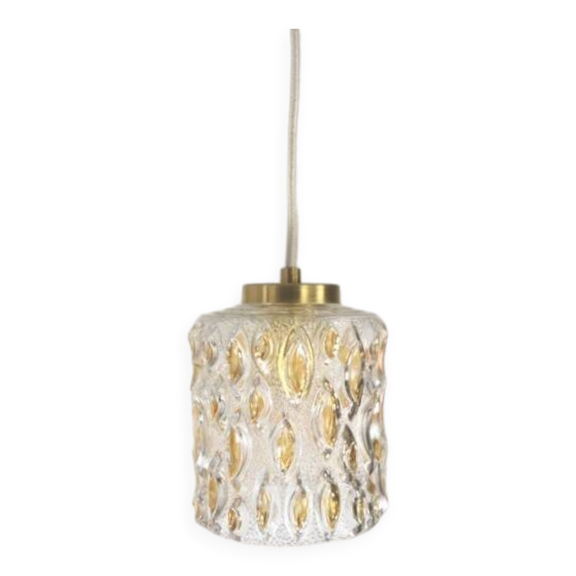 Brigita * yugochic pendant lamp * mcm hanging light * rewired mini * vintage ceiling small fixture *