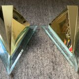 Pair of Hollywood Regency style wall lights