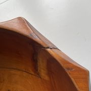 Coupe à fruits en bois biseauté