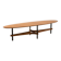 Guglielmo Ulrich. Oval coffee table in blonde teak. 1950s-60s.