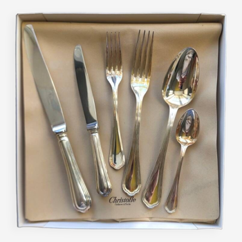 Cristofle silver metal cutlery set