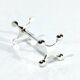 SET OF 12 SILVER-PLATED KNIFE RESTS