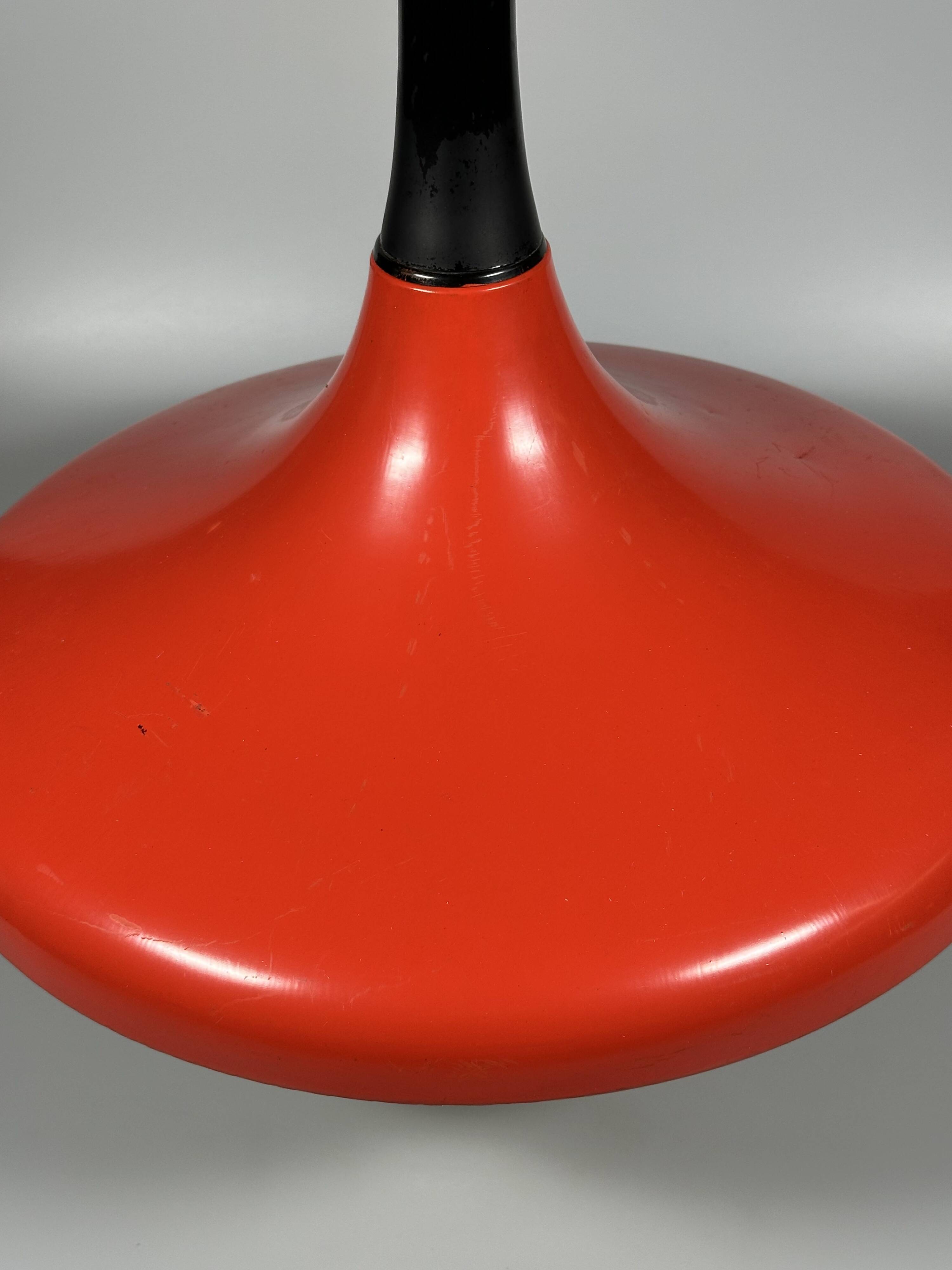 Lampe de plafond Erco Lightning des années 1960 et 1970 en aluminium métallique