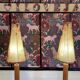 Pair of Scandinavian design floor lamps from the 1960s.