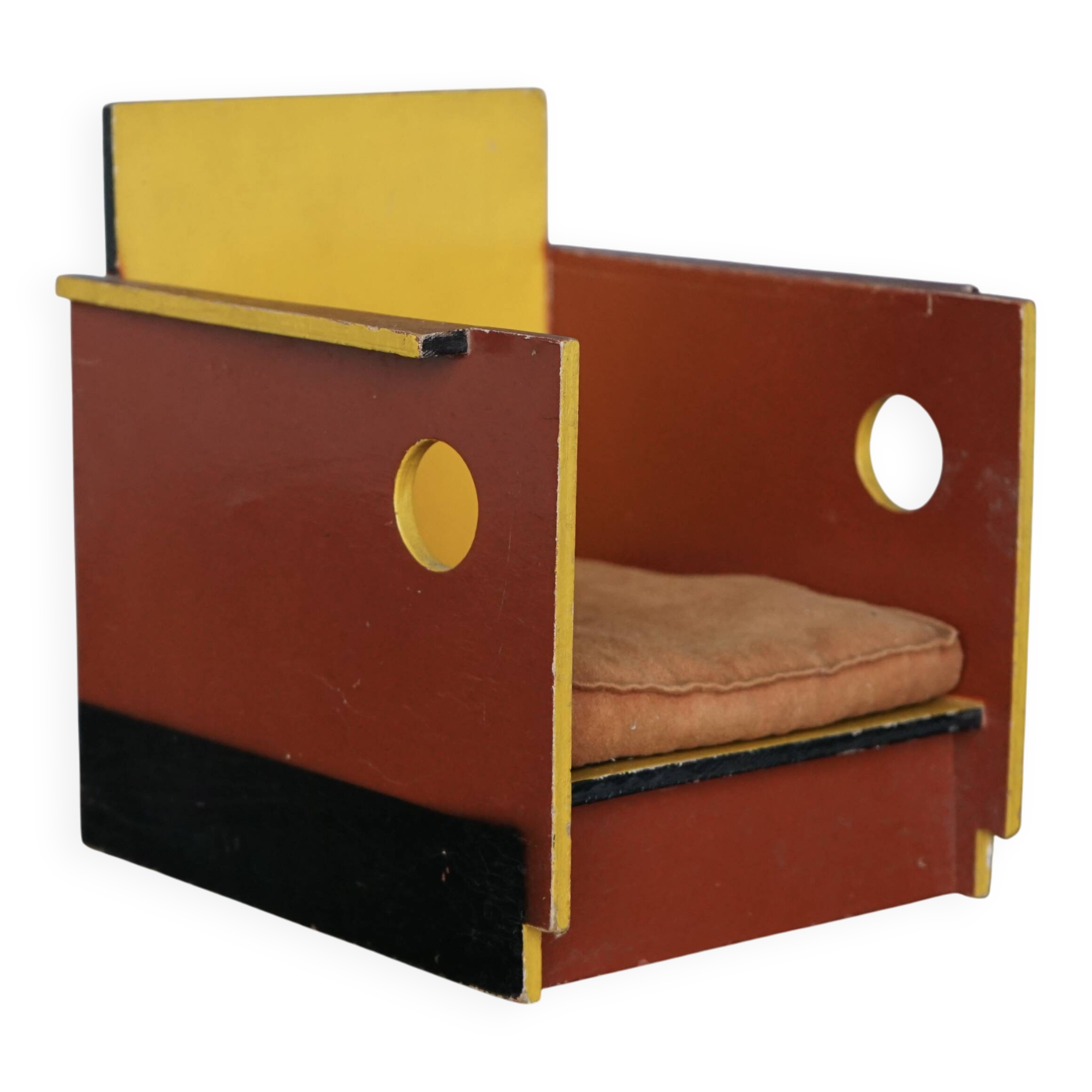 Rare Modernist Toy Chair by Ko Verzuu for Ado, 1930s