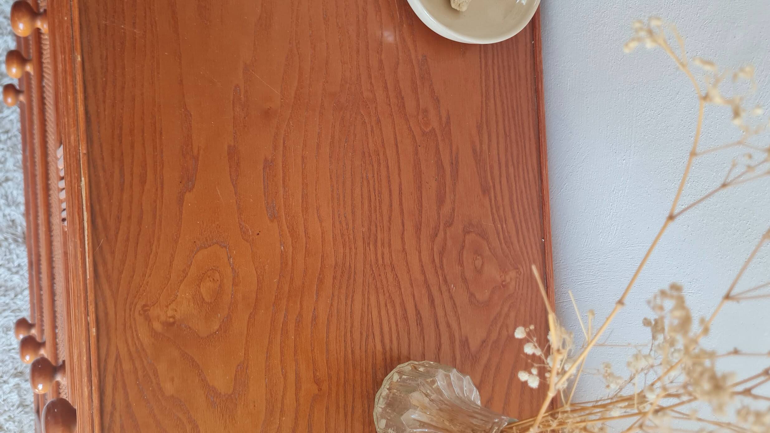 Vintage rattan chest of drawers