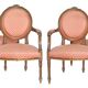 Set of 4 Louis XVI style cabriolet chairs