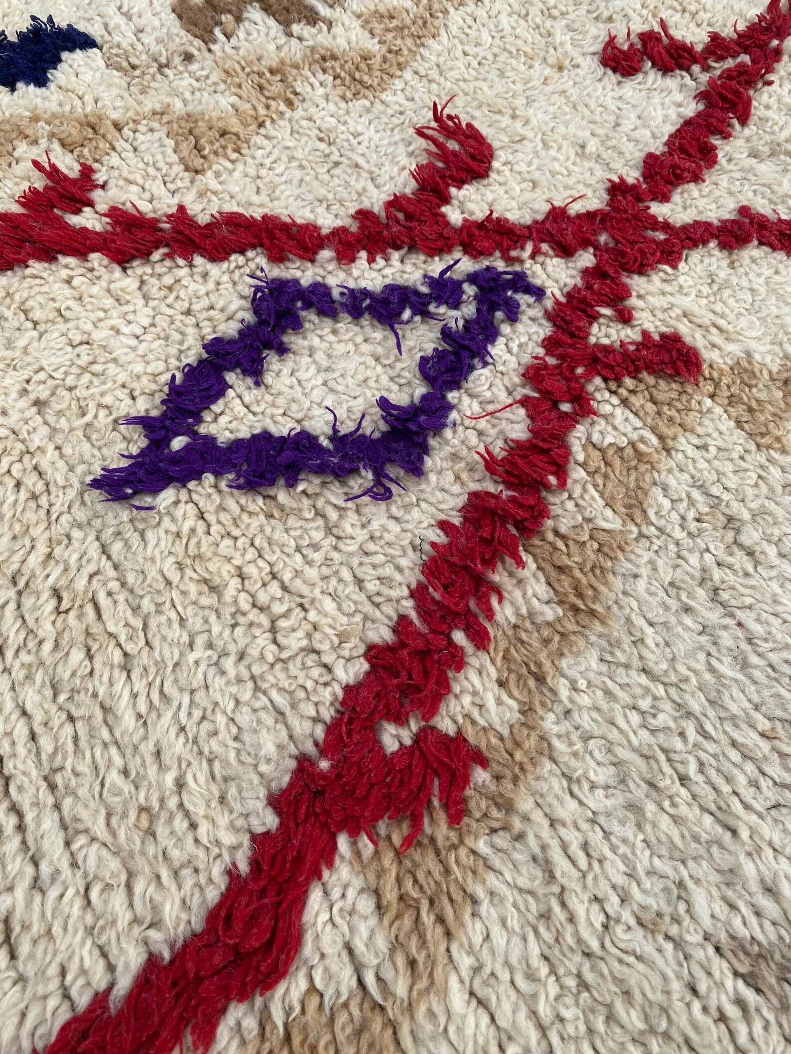 Berber carpet beni ouarain