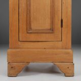 Elegant Art Deco wooden nightstand with drawer, France 1930s