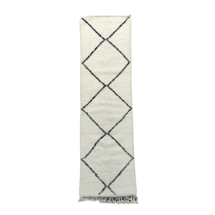 Beni Ouarain hallway rug 85x290 cm