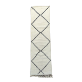 Tapis de couloir berbère beni ouarain 85x290 cm