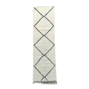 Tapis de couloir berbère beni ouarain 85x290 cm