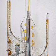 Mazzega floor lamp by Toni Zuccheri in Murano glass 1970s