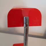 Mini orange plastic desk lamp
