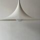 White tulip pendant by Bonderup Fog and Monrup, Danish design 1970