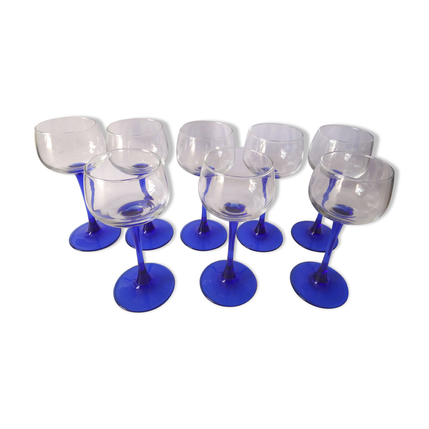 Blue balloon foot glasses