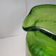 Bubble glass pitcher in the style of Biot or Empoli.