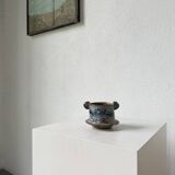 Yvon Gauchot ceramic bowl with handles