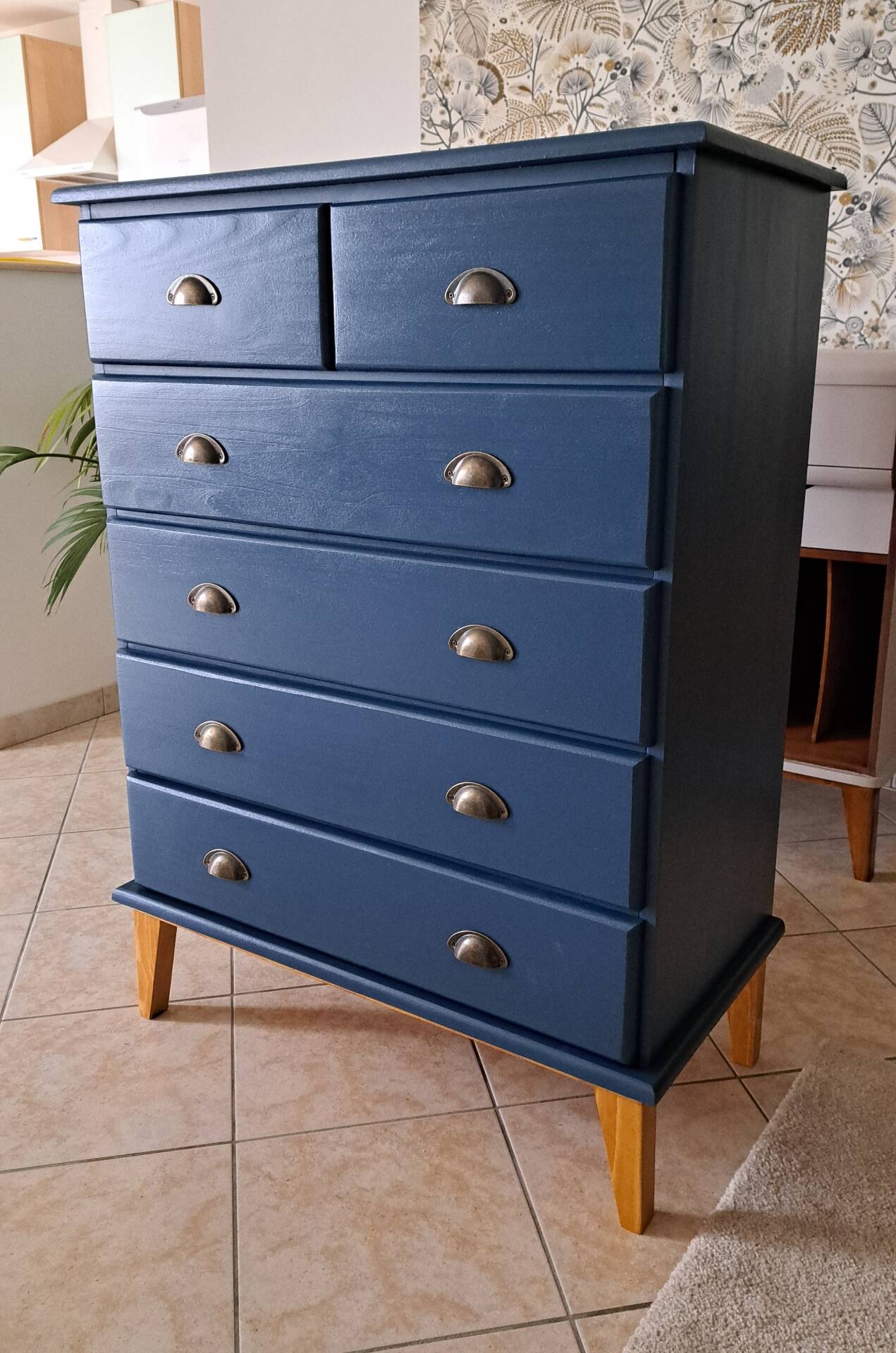 Commode blue ganne
