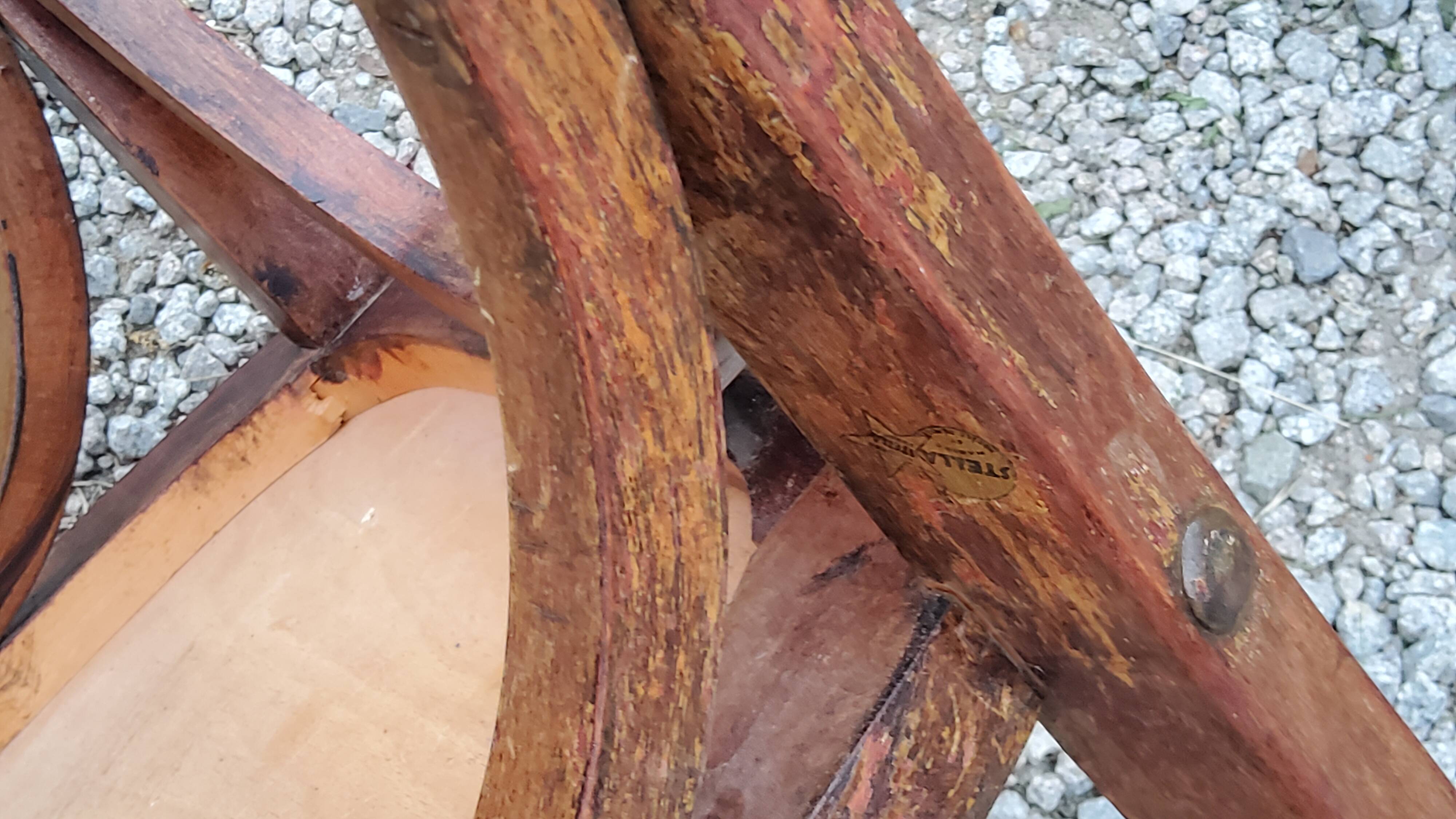 Set of 5 Stella bistro chairs from the 50s