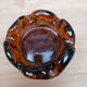 Vintage thick glass ashtray