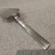 Silver-plated metal pie server by Ercuis silversmith, Chantilly pattern, 27.4cm