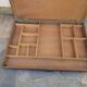 Large old wooden painter's case