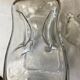 Antique engraved pinched crystal decanter