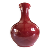 Vase en porcelaine monochrome Pansu, Chine Dynastie Qing XIXème