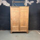 Vintage sliding wardrobe natural oak