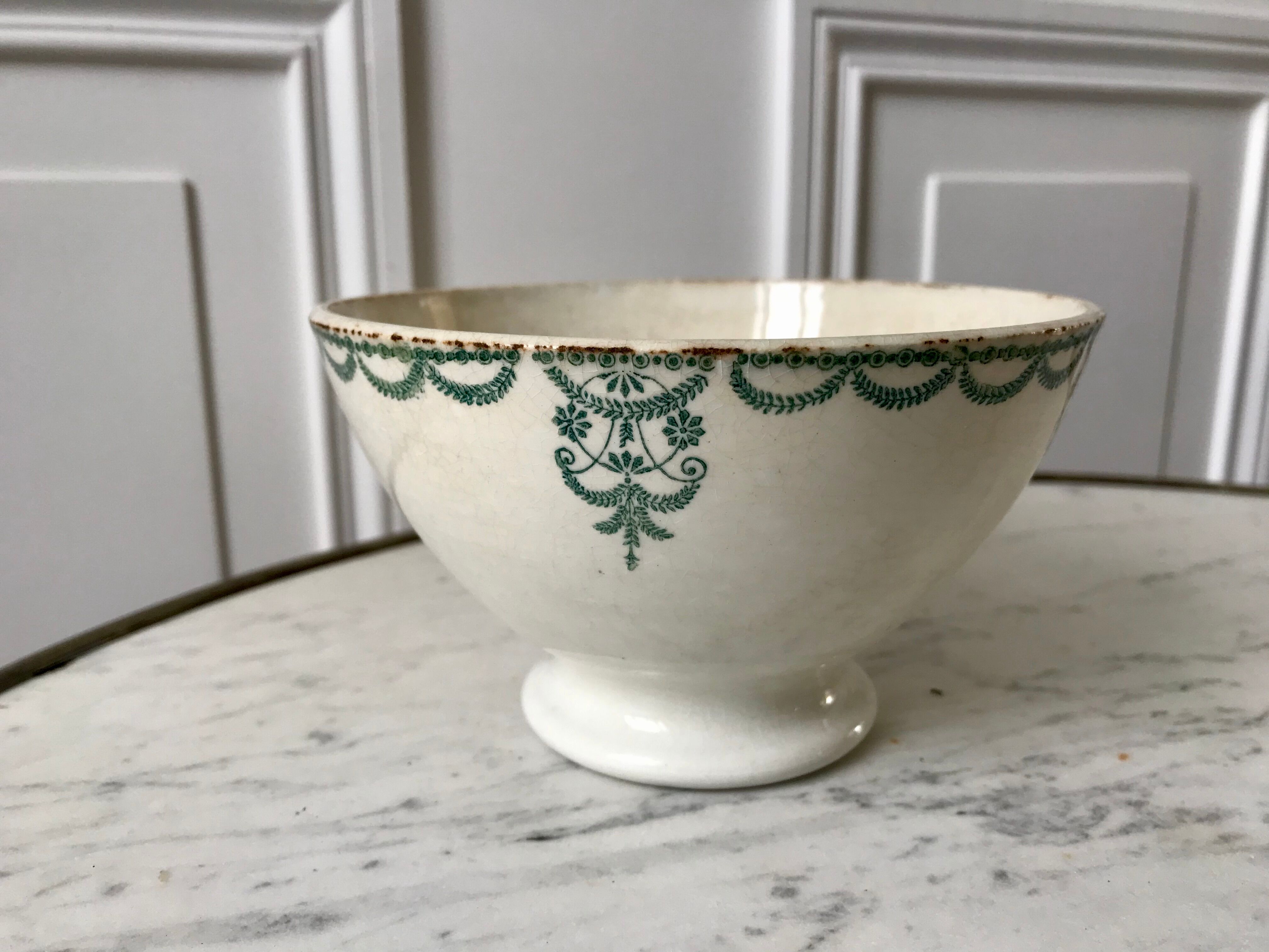 Bowl in Terre de Fer Moulin des Loups late nineteenth