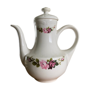 Old teapot Gien faience model Champs