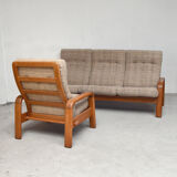 Canapé & fauteuil danois en teck, 1960