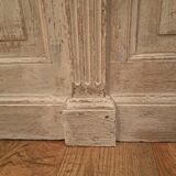 Late 19th century counter in patinated oak