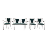 Garden Sofa and Chairs from Mauser, 1960s, Set of 4