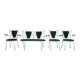 Garden sofa and chairs from Mauser, 1960s, set of 4.