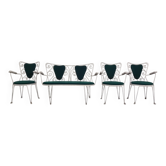 Garden sofa and chairs from Mauser, 1960s, set of 4.