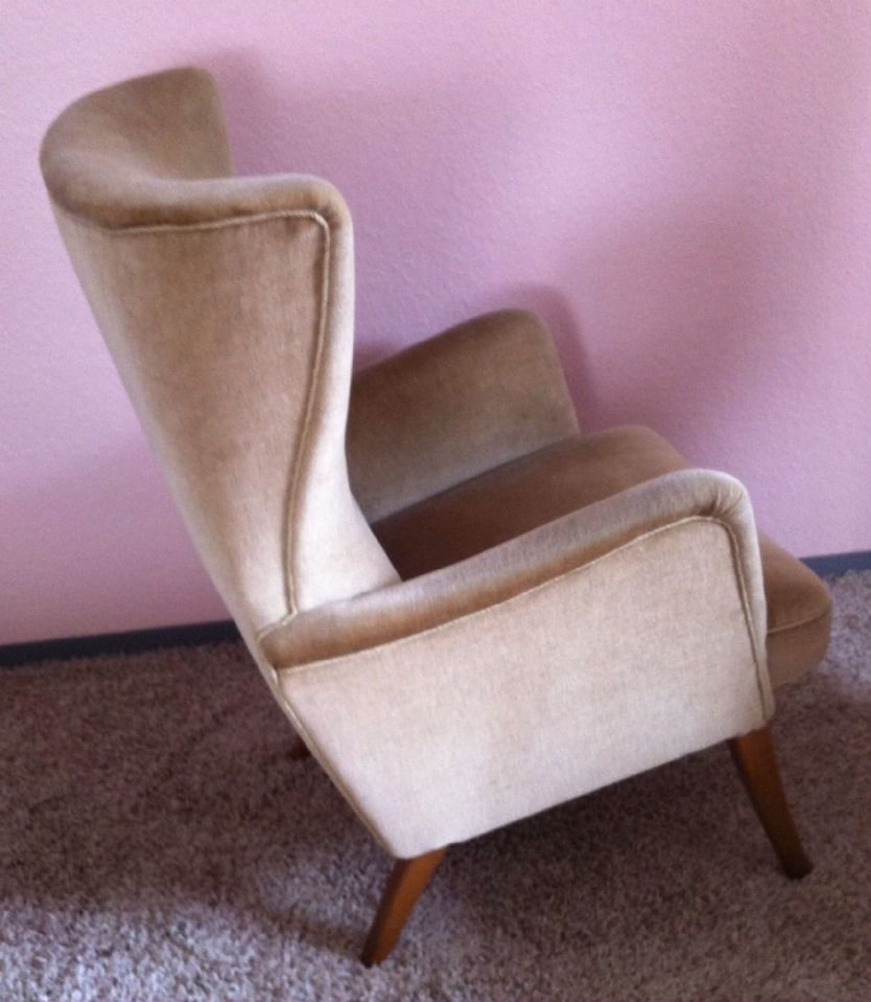 2 ears bergere chairs Scandinavian years 50/60