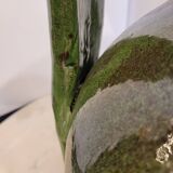 Pichet en céramique vernissée verte de Biot, France fin XIXème début XXème